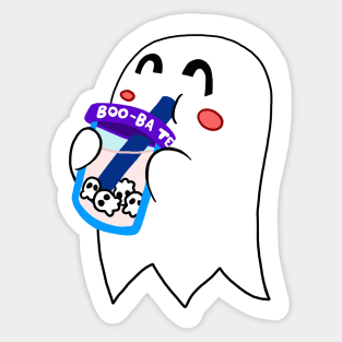 Boo-ba, A Haunted Treat! Sticker